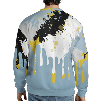 Blue Grey 13s Sweatshirt Match Colorful 3D All-Over Print Art - NastyJamz