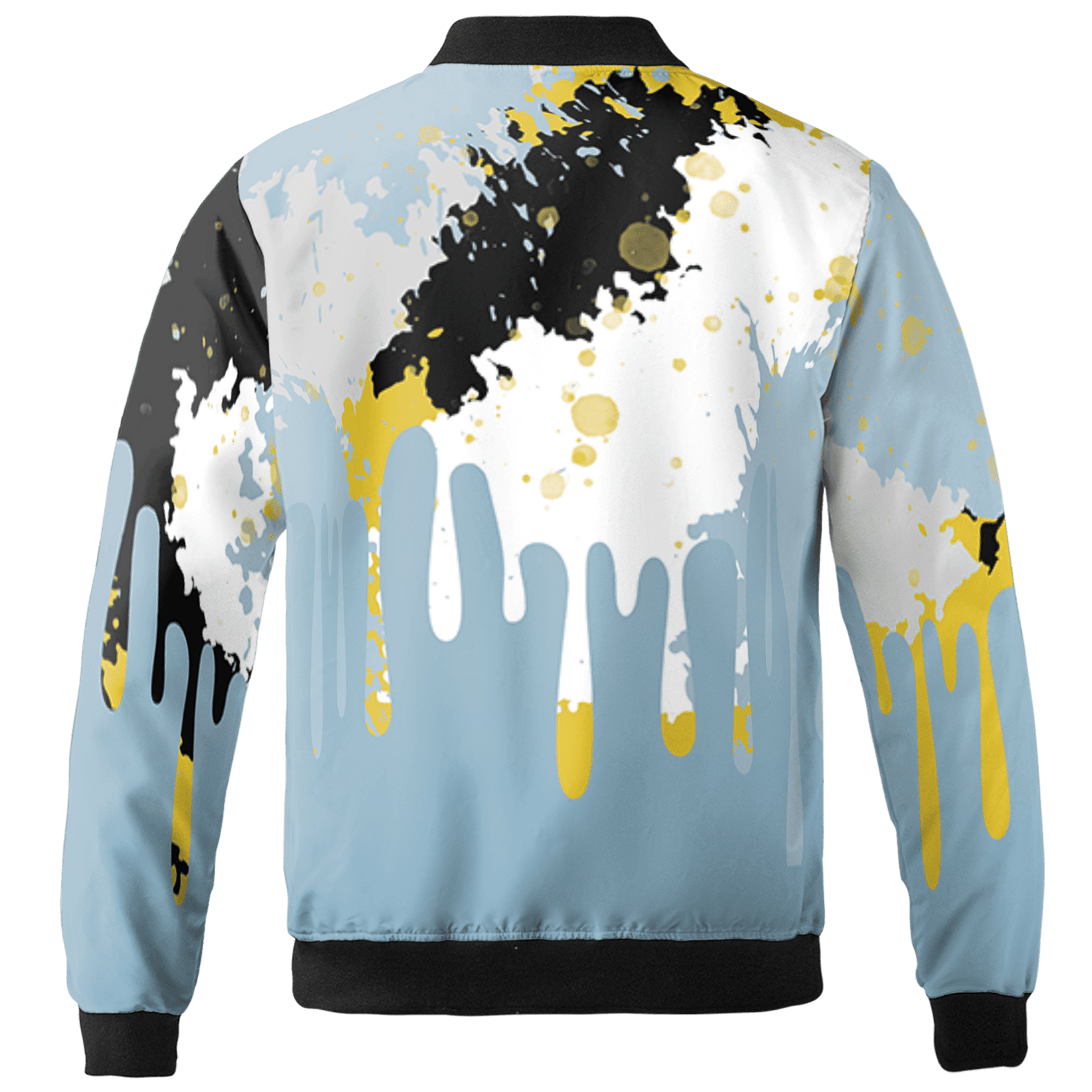Blue Grey 13s Jacket Match Colorful 3D All-Over Print Art - NastyJamz