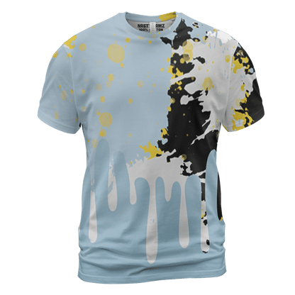 Blue Grey 13s T Shirt Match Colorful 3D All-Over Print Art - NastyJamz