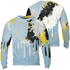 Blue Grey 13s Sweatshirt Match Colorful 3D All-Over Print Art - NastyJamz