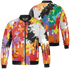 Mid GS Six Championships 1s Jacket Match Colorful 3D All-Over Print Art - NastyJamz