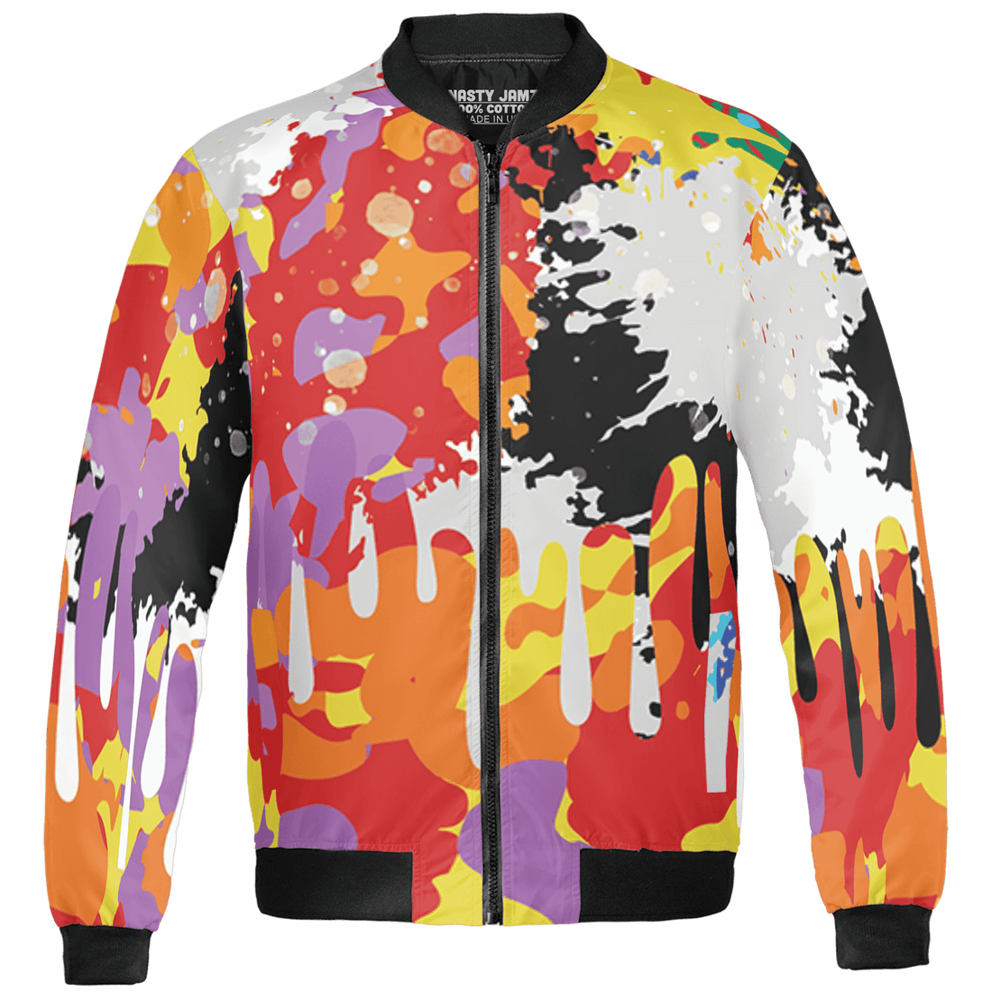 Mid GS Six Championships 1s Jacket Match Colorful 3D All-Over Print Art - NastyJamz