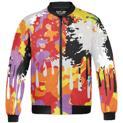 Mid GS Six Championships 1s Jacket Match Colorful 3D All-Over Print Art - NastyJamz