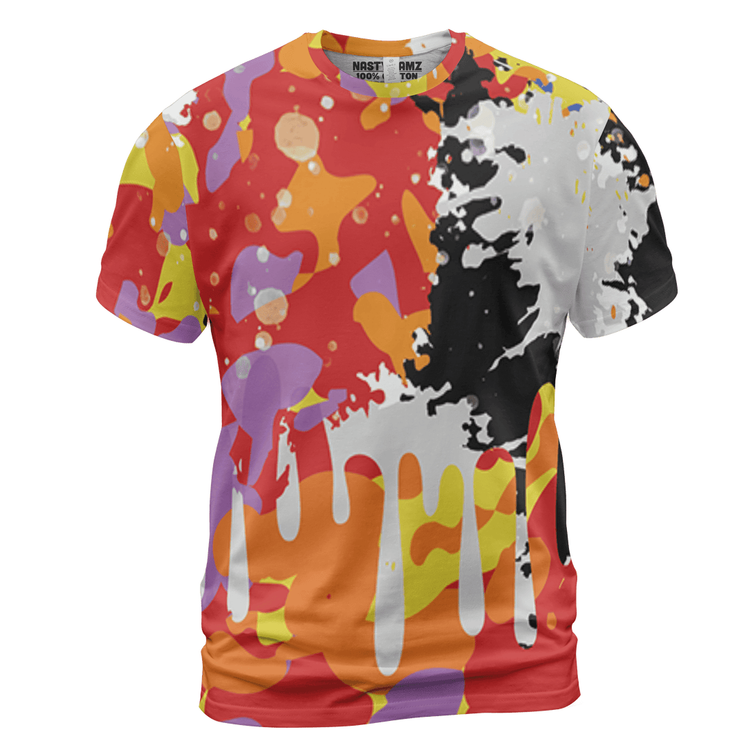 Mid GS Six Championships 1s T Shirt Match Colorful 3D All-Over Print Art - NastyJamz