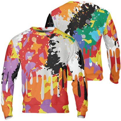 Mid GS Six Championships 1s Sweatshirt Match Colorful 3D All-Over Print Art - NastyJamz