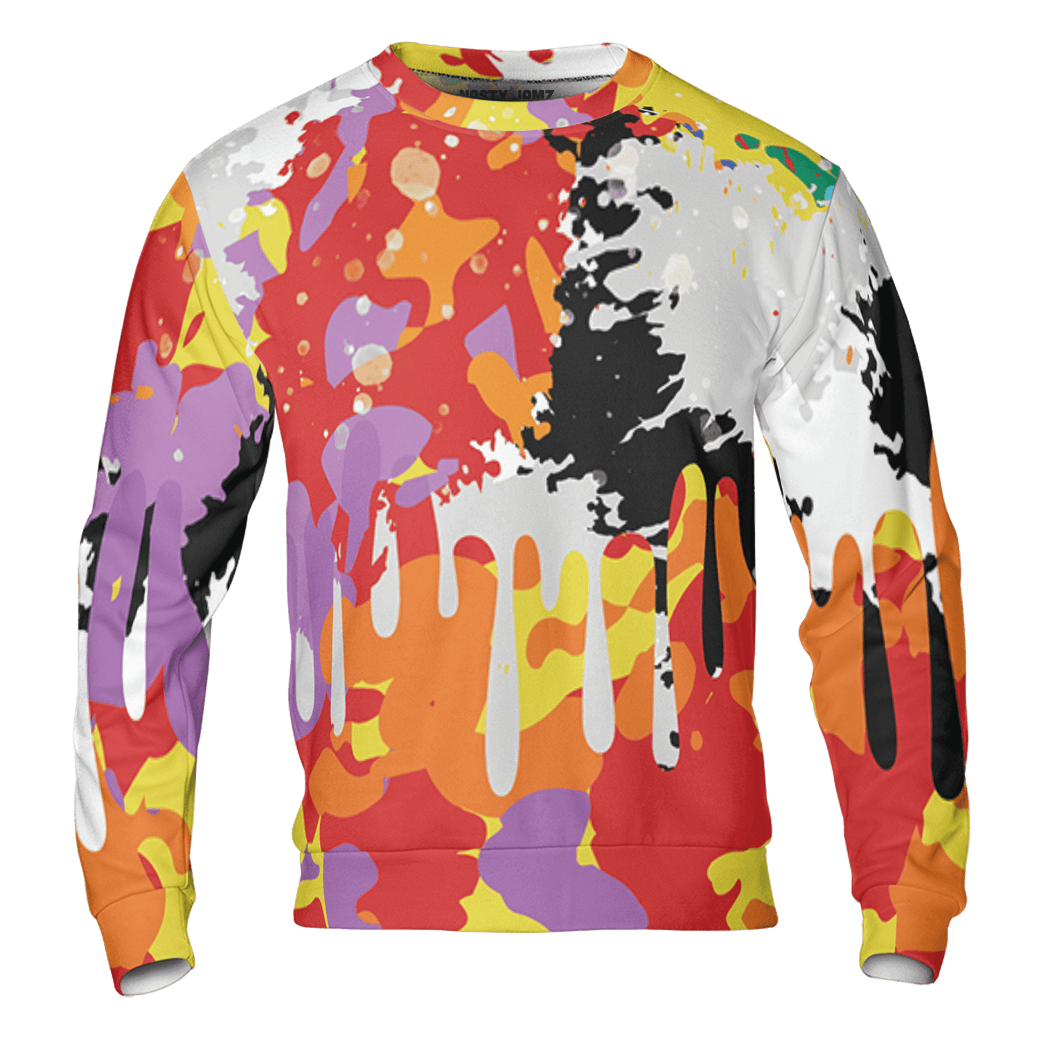 Mid GS Six Championships 1s Sweatshirt Match Colorful 3D All-Over Print Art - NastyJamz