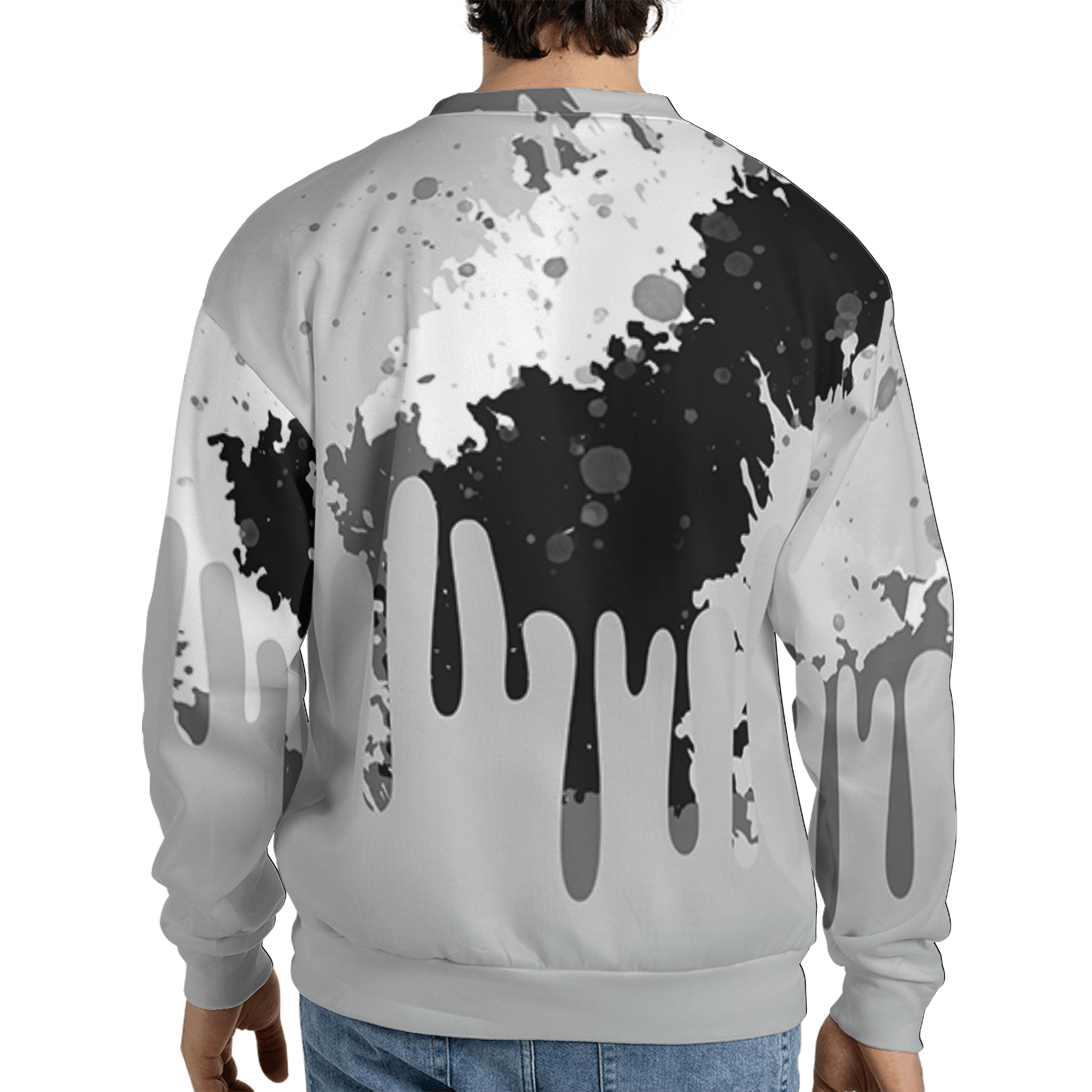 Retro High OG Black White 1s Sweatshirt Match Colorful 3D All-Over Print Art - NastyJamz