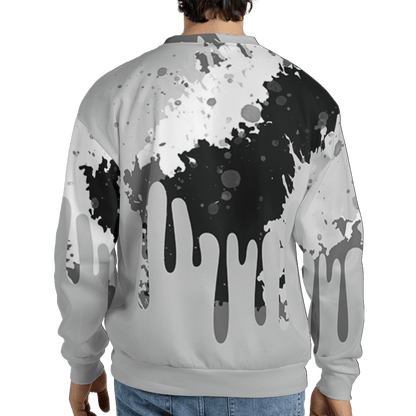 Retro High OG Black White 1s Sweatshirt Match Colorful 3D All-Over Print Art - NastyJamz