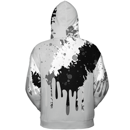 Retro High OG Black White 1s Hoodie Match Colorful 3D All-Over Print Art - NastyJamz