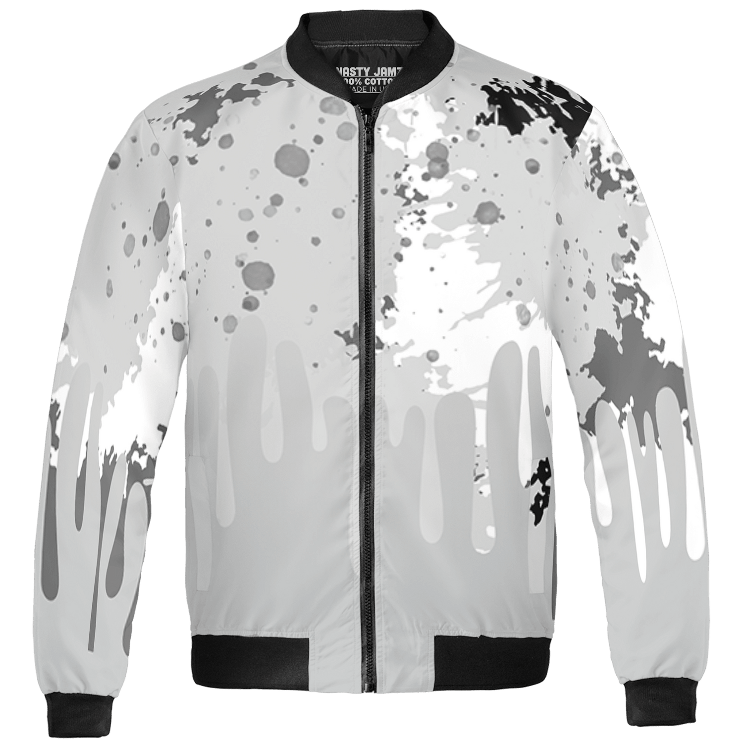 Retro High OG Black White 1s Jacket Match Colorful 3D All-Over Print Art - NastyJamz