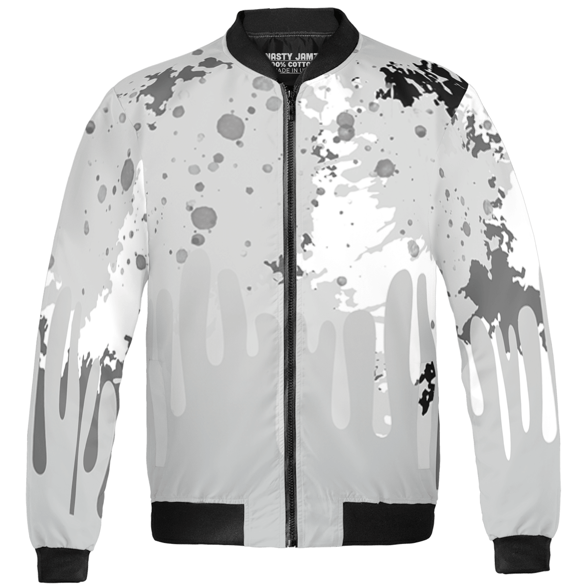 Retro High OG Black White 1s Jacket Match Colorful 3D All-Over Print Art - NastyJamz
