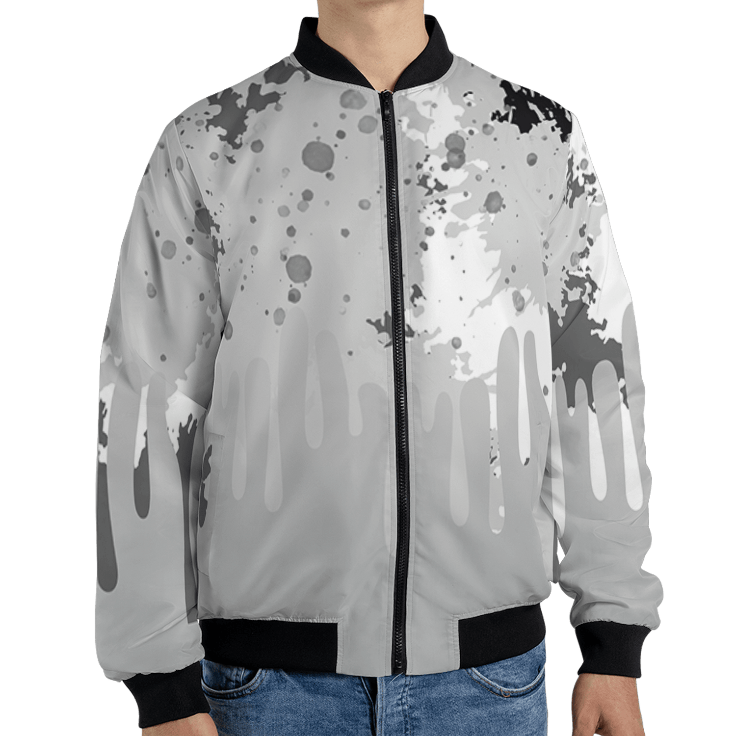 Retro High OG Black White 1s Jacket Match Colorful 3D All-Over Print Art - NastyJamz