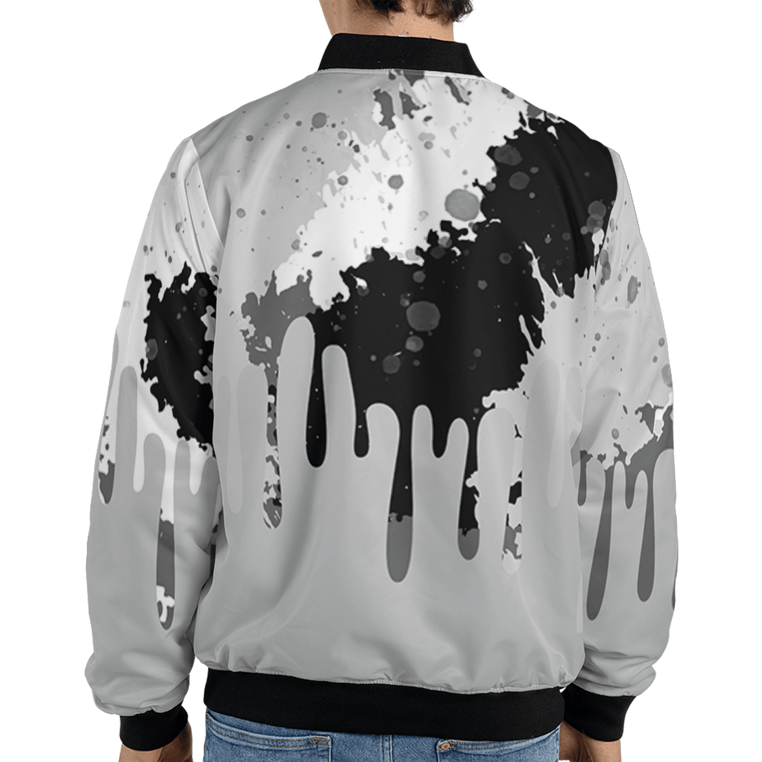 Retro High OG Black White 1s Jacket Match Colorful 3D All-Over Print Art - NastyJamz