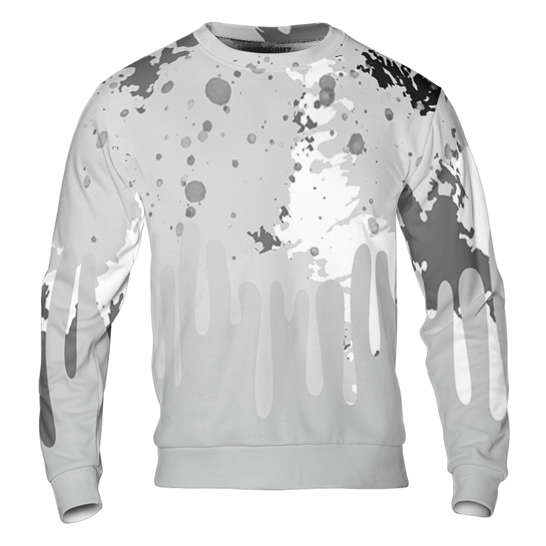 Retro High OG Black White 1s Sweatshirt Match Colorful 3D All-Over Print Art - NastyJamz