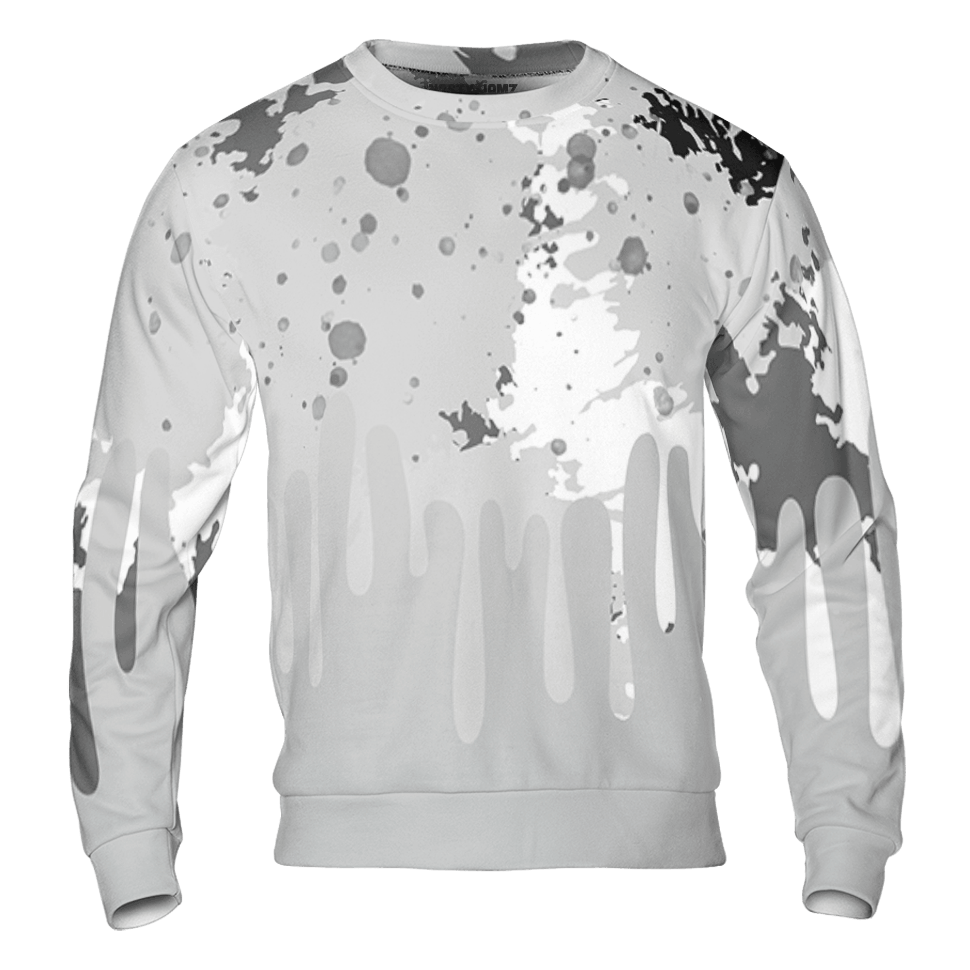 Retro High OG Black White 1s Sweatshirt Match Colorful 3D All-Over Print Art - NastyJamz