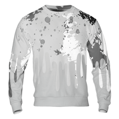 Retro High OG Black White 1s Sweatshirt Match Colorful 3D All-Over Print Art - NastyJamz