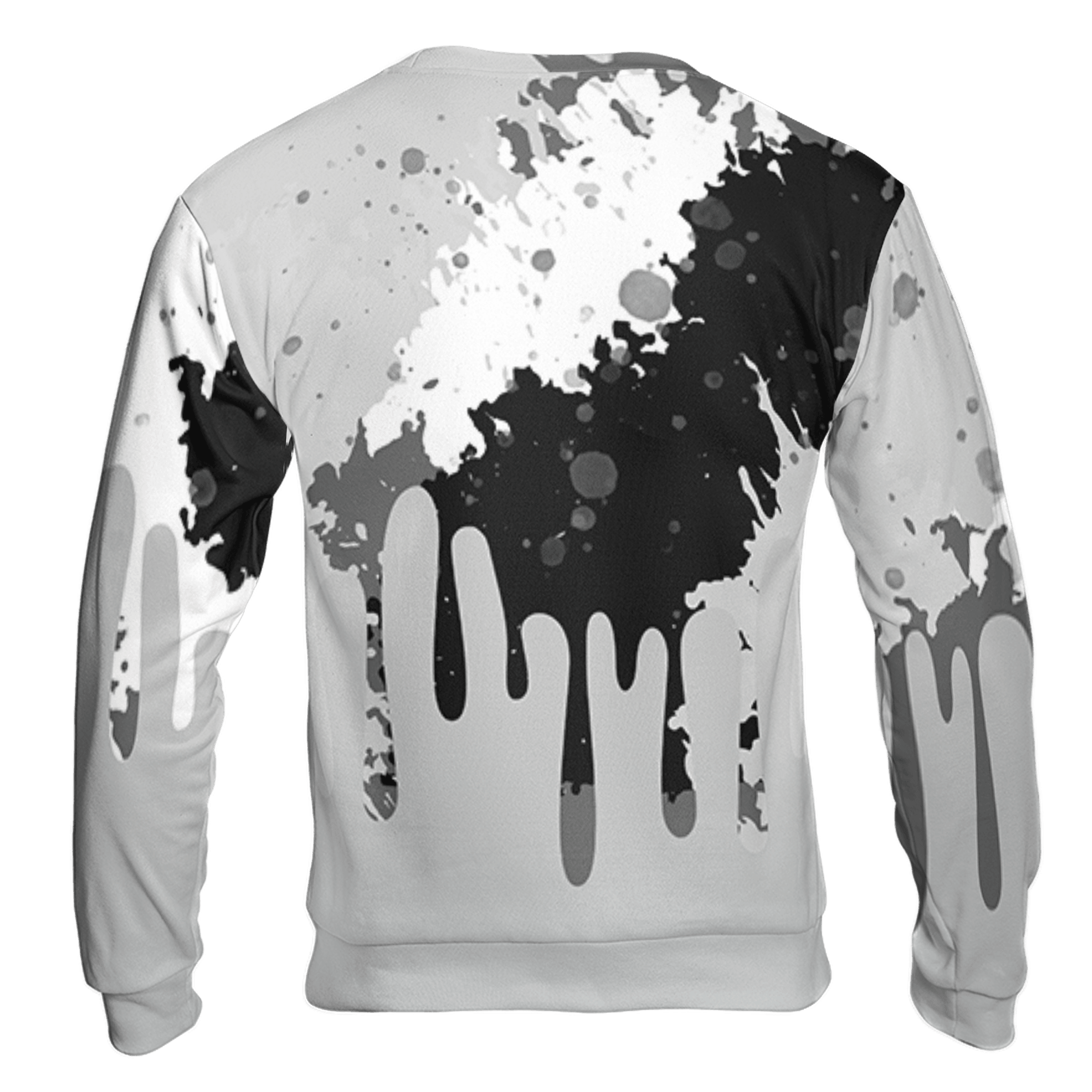 Retro High OG Black White 1s Sweatshirt Match Colorful 3D All-Over Print Art - NastyJamz