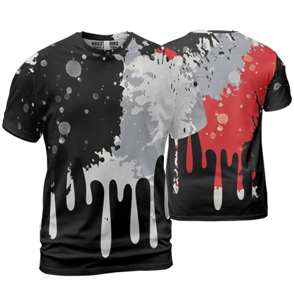 Bred Reimagined 4s T Shirt Match Colorful 3D All-Over Print Art - NastyJamz