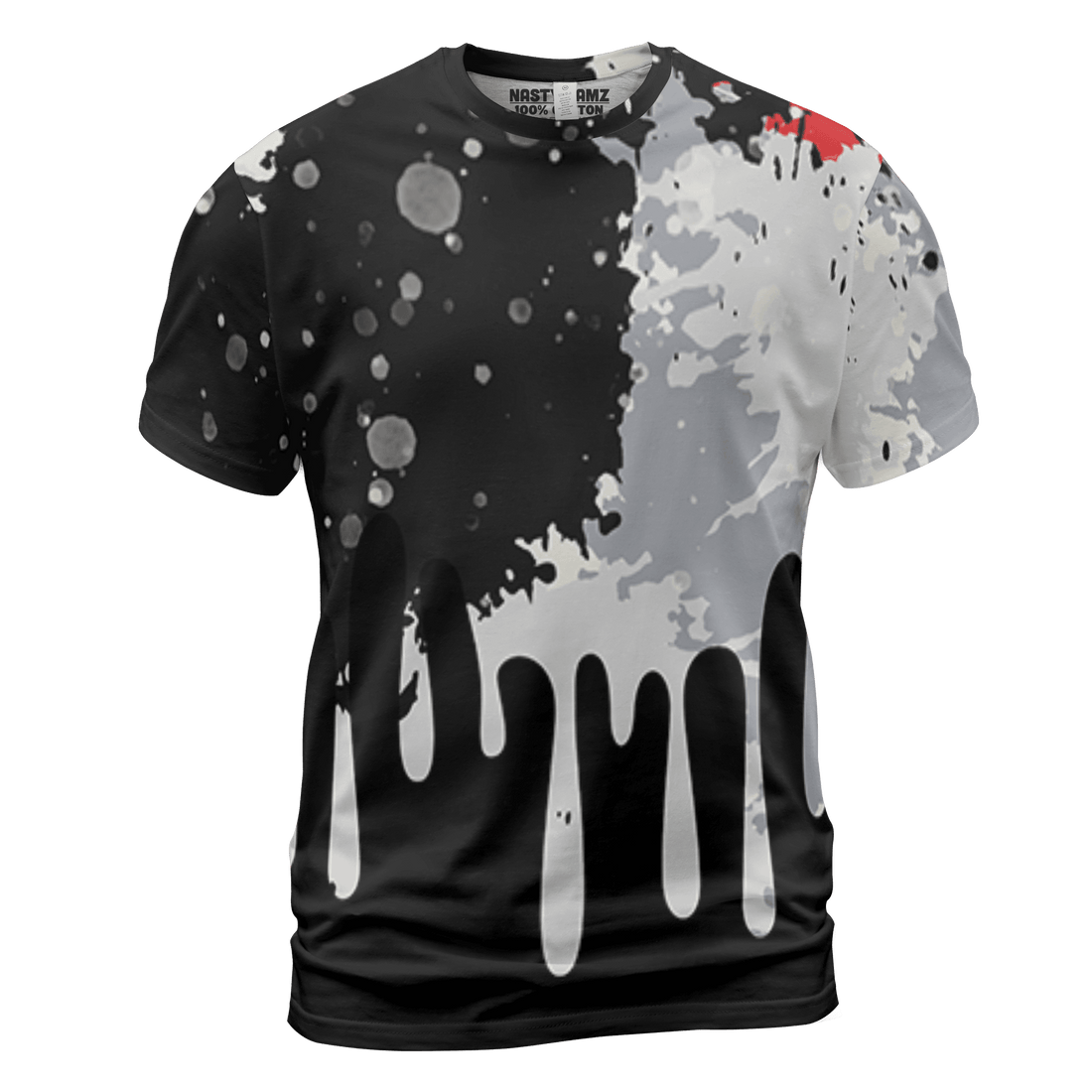 Bred Reimagined 4s T Shirt Match Colorful 3D All-Over Print Art - NastyJamz