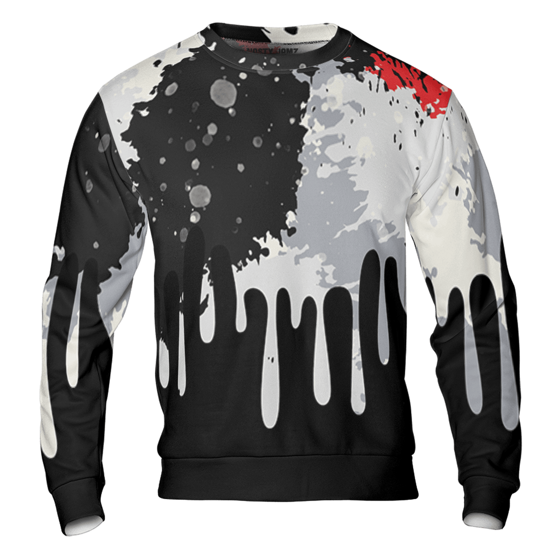 Bred Reimagined 4s Sweatshirt Match Colorful 3D All-Over Print Art - NastyJamz