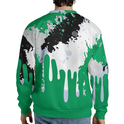 Lucky Green 5s Sweatshirt Match Colorful 3D All-Over Print Art - NastyJamz