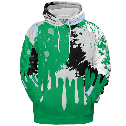 Lucky Green 5s Hoodie Match Colorful 3D All-Over Print Art - NastyJamz