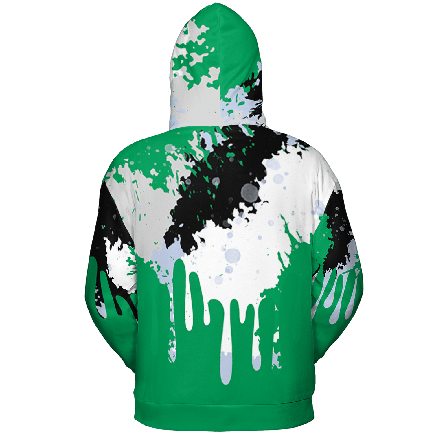 Lucky Green 5s Hoodie Match Colorful 3D All-Over Print Art - NastyJamz