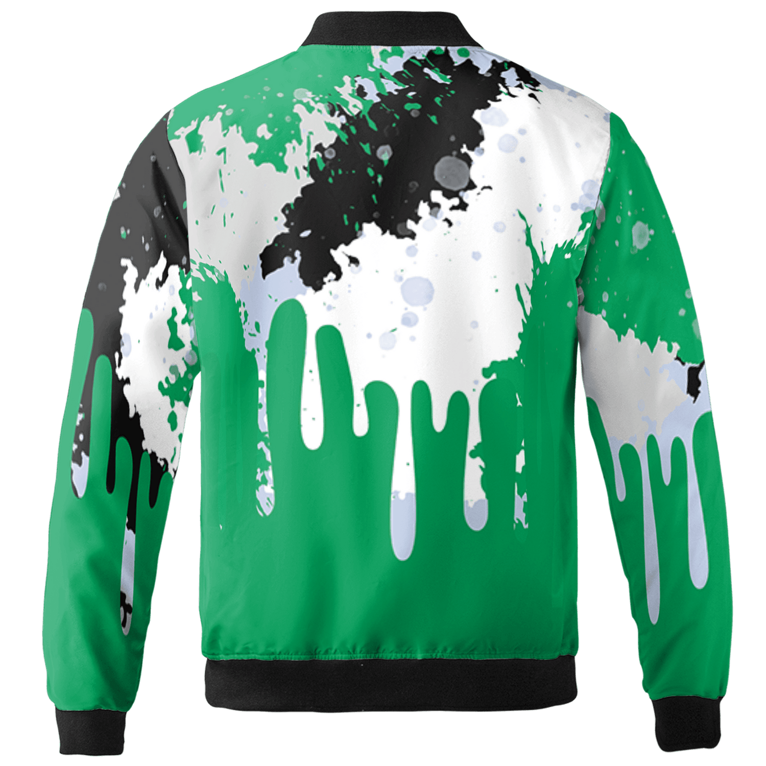 Lucky Green 5s Jacket Match Colorful 3D All-Over Print Art - NastyJamz