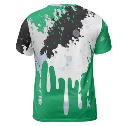 Lucky Green 5s T Shirt Match Colorful 3D All-Over Print Art - NastyJamz