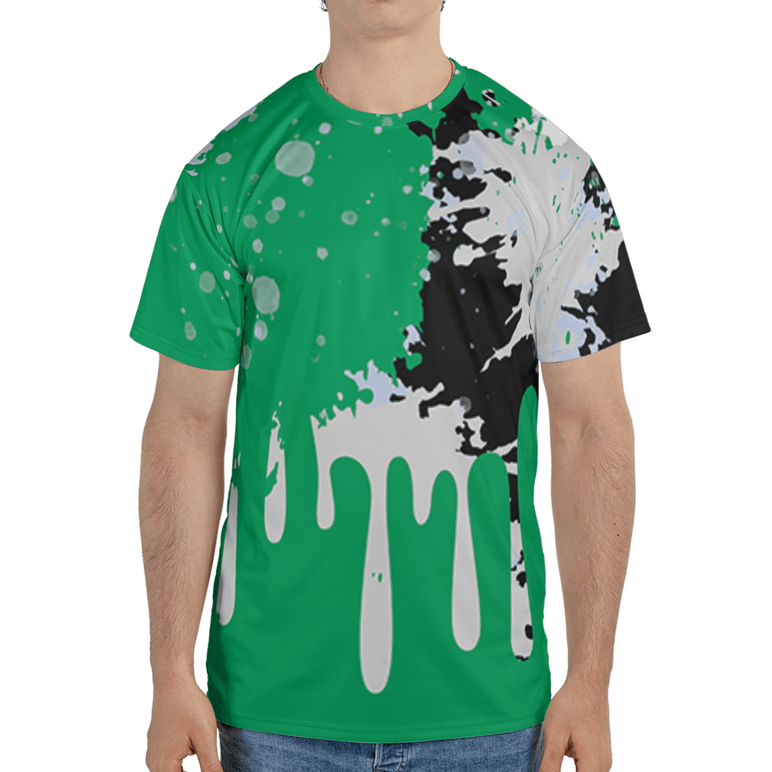Lucky Green 5s T Shirt Match Colorful 3D All-Over Print Art - NastyJamz