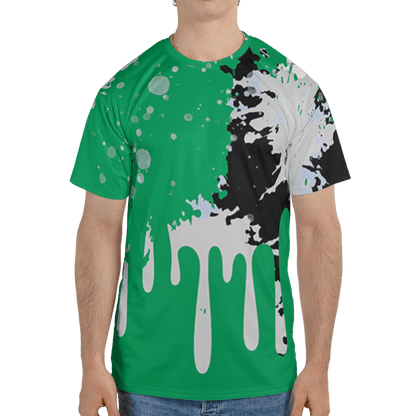 Lucky Green 5s T Shirt Match Colorful 3D All-Over Print Art - NastyJamz