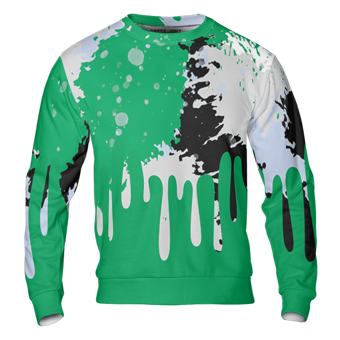 Lucky Green 5s Sweatshirt Match Colorful 3D All-Over Print Art - NastyJamz