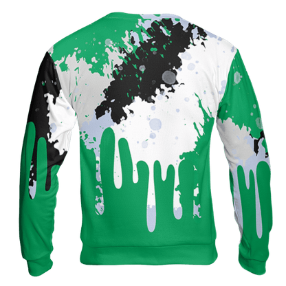 Lucky Green 5s Sweatshirt Match Colorful 3D All-Over Print Art - NastyJamz