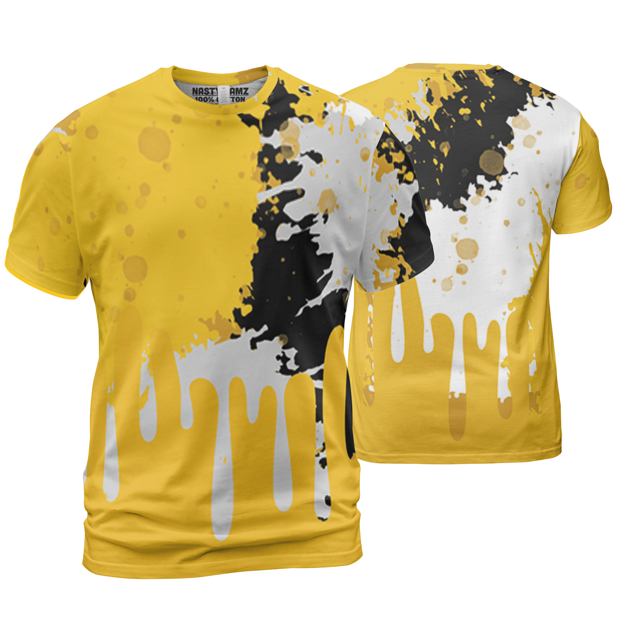 Yellow Ochre 6s T Shirt Match Colorful 3D All-Over Print Art - NastyJamz