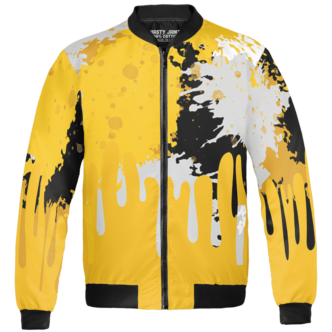 Yellow Ochre 6s Jacket Match Colorful 3D All-Over Print Art - NastyJamz