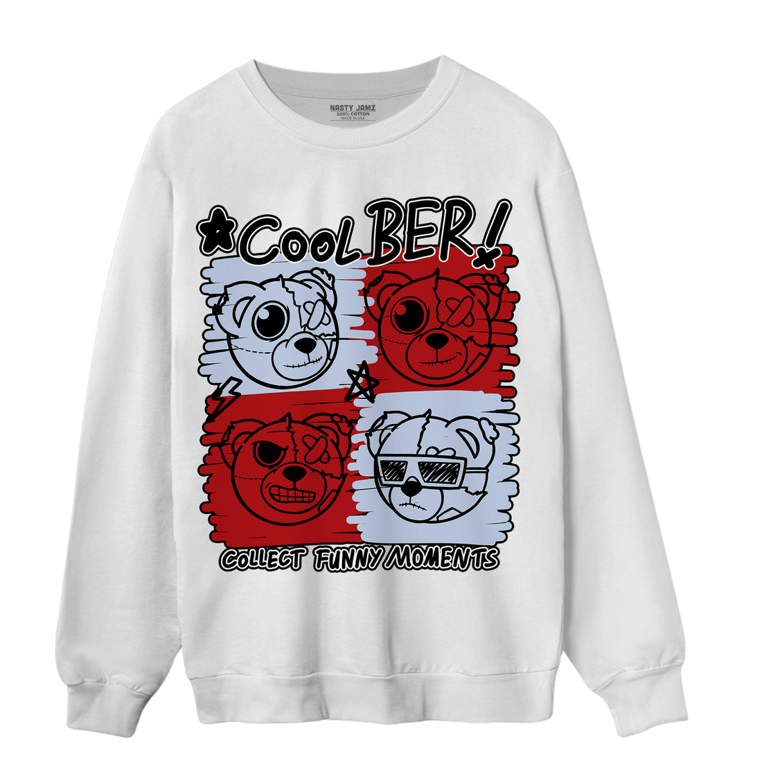 Cherry 11s Sweatshirt Match Cool BER - NastyJamz