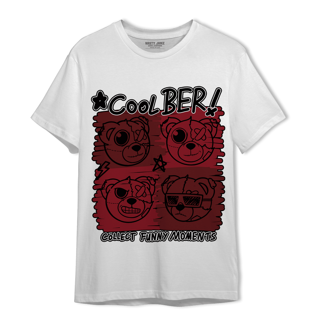 Cherry 12s T Shirt Match Cool BER - NastyJamz