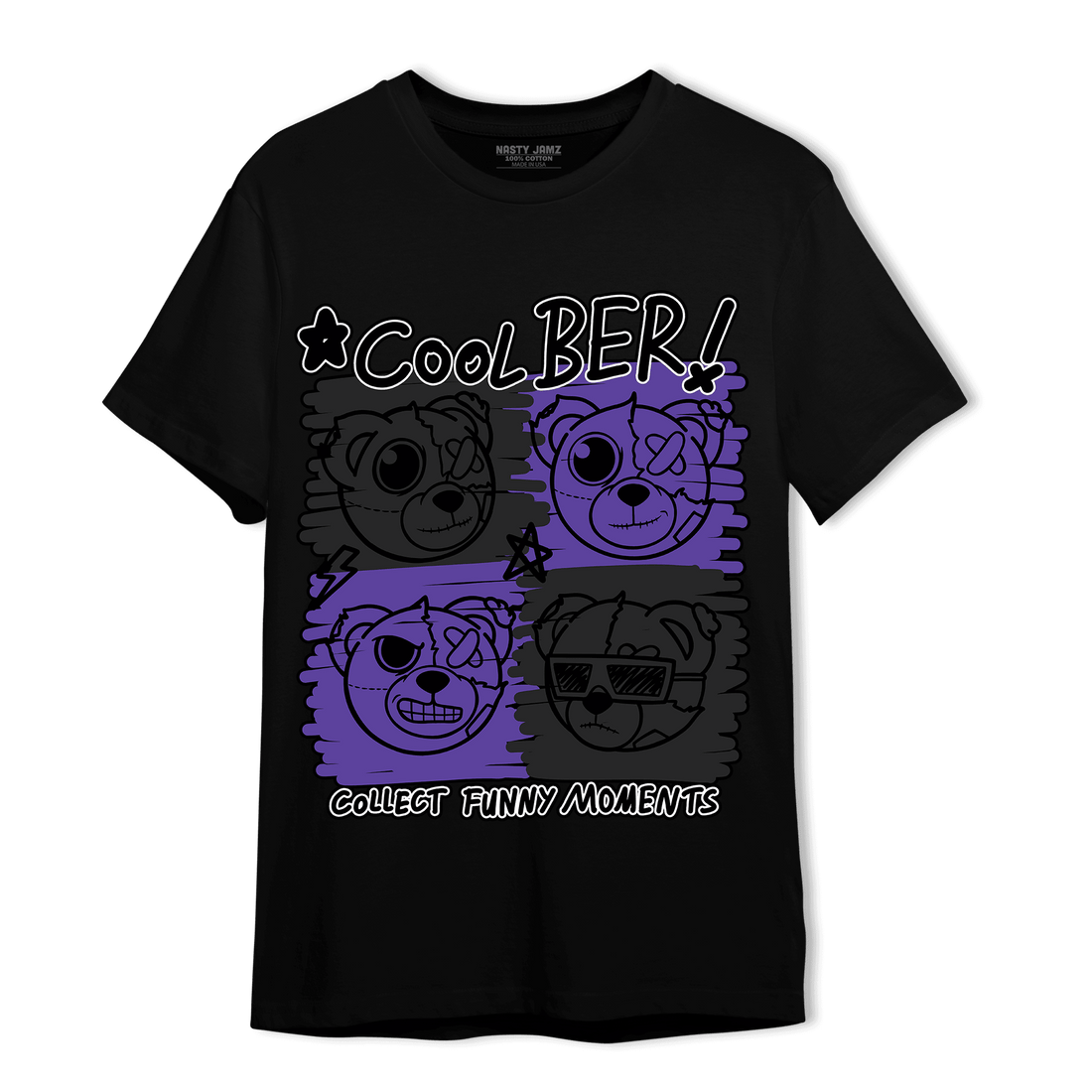Field Purple 12s T Shirt Match Cool BER - NastyJamz