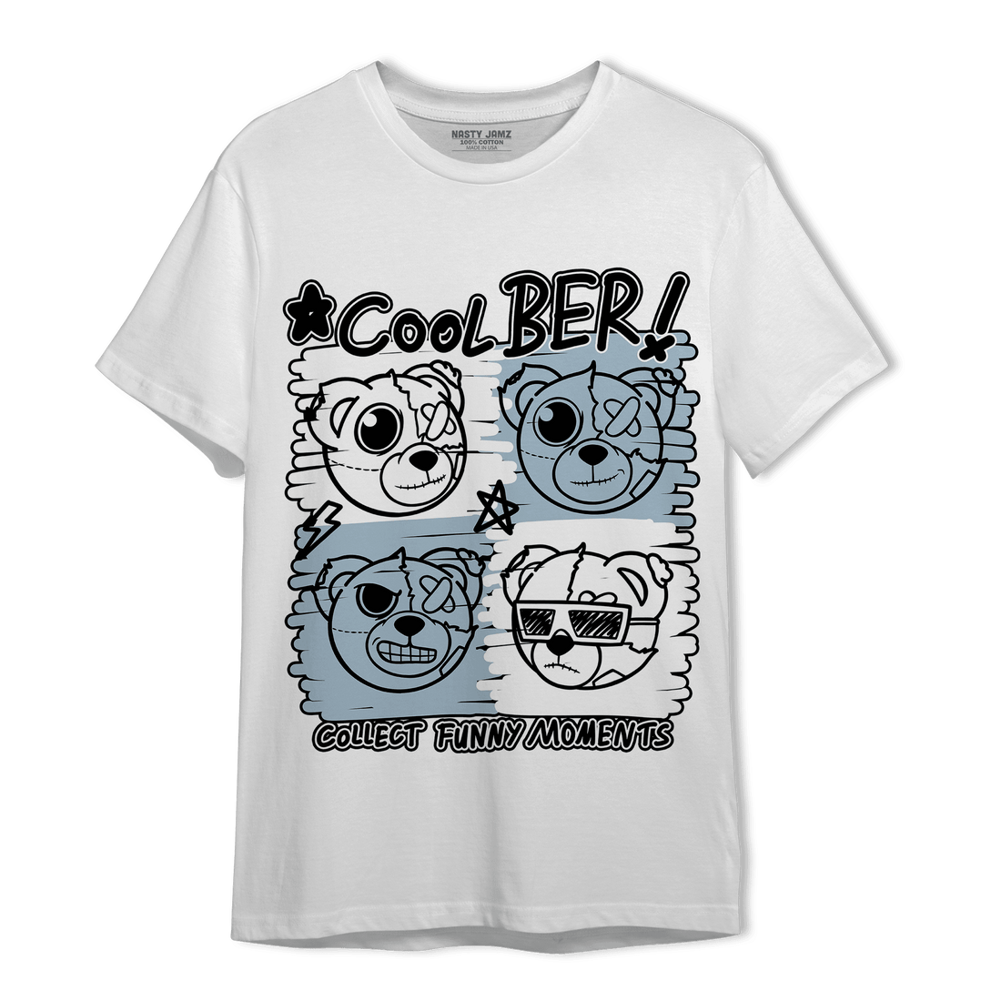Blue Grey 13s T Shirt Match Cool BER - NastyJamz