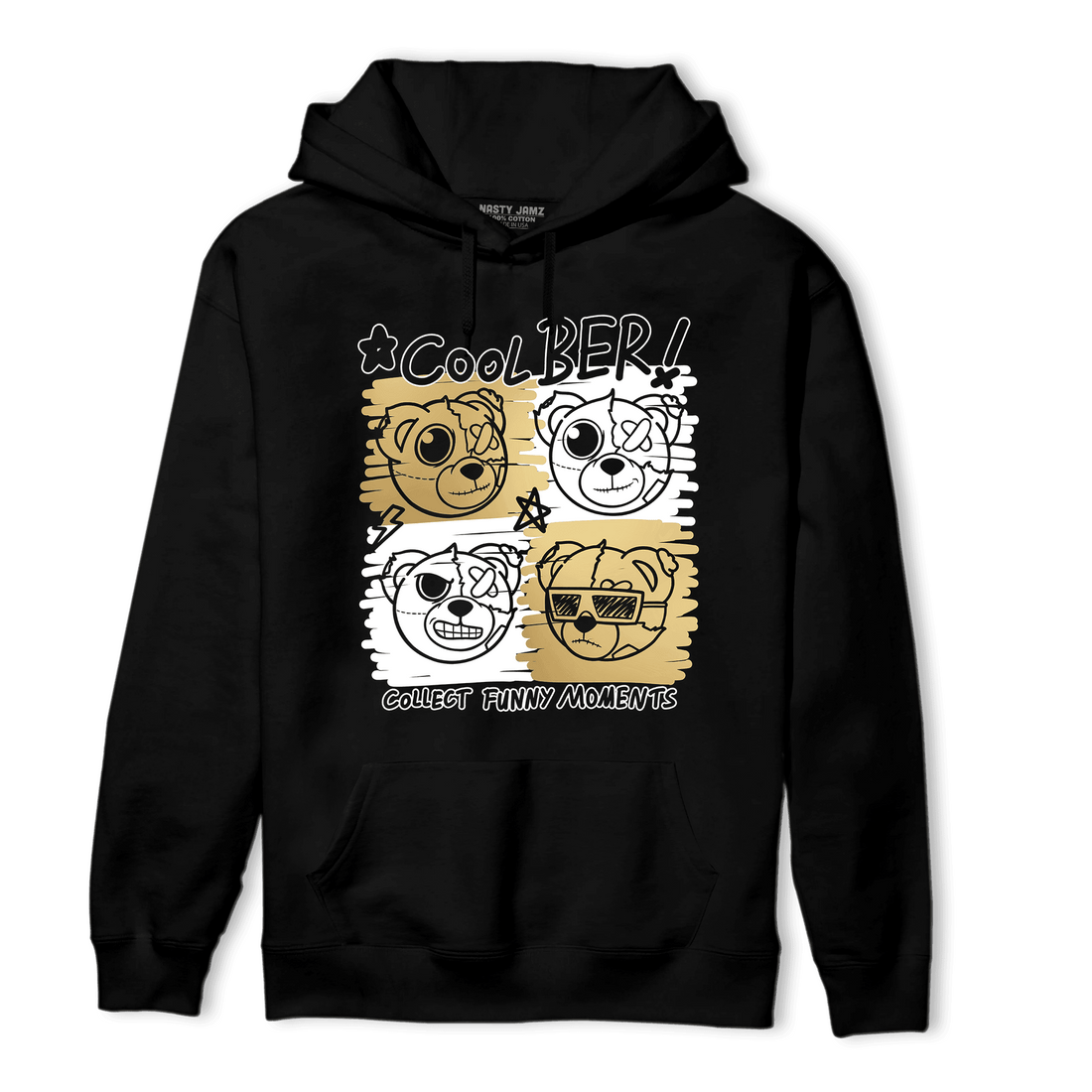 High OG Metallic Gold 1s Hoodie Match Cool BER - NastyJamz