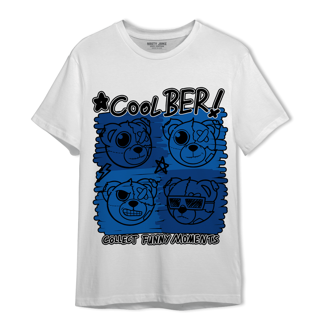 Royal Reimagined 1s T Shirt Match Cool BER - NastyJamz