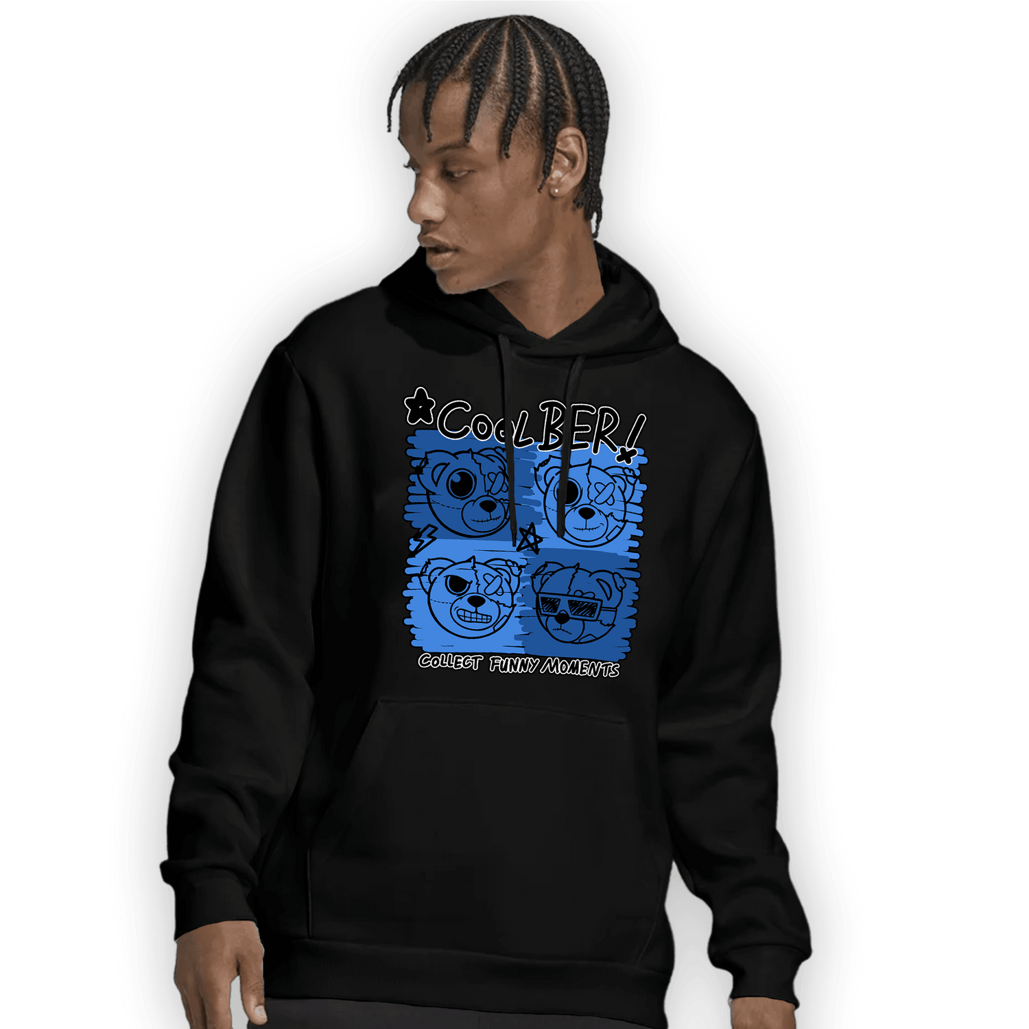 University Blue Toe 1s Hoodie Match Cool BER - NastyJamz