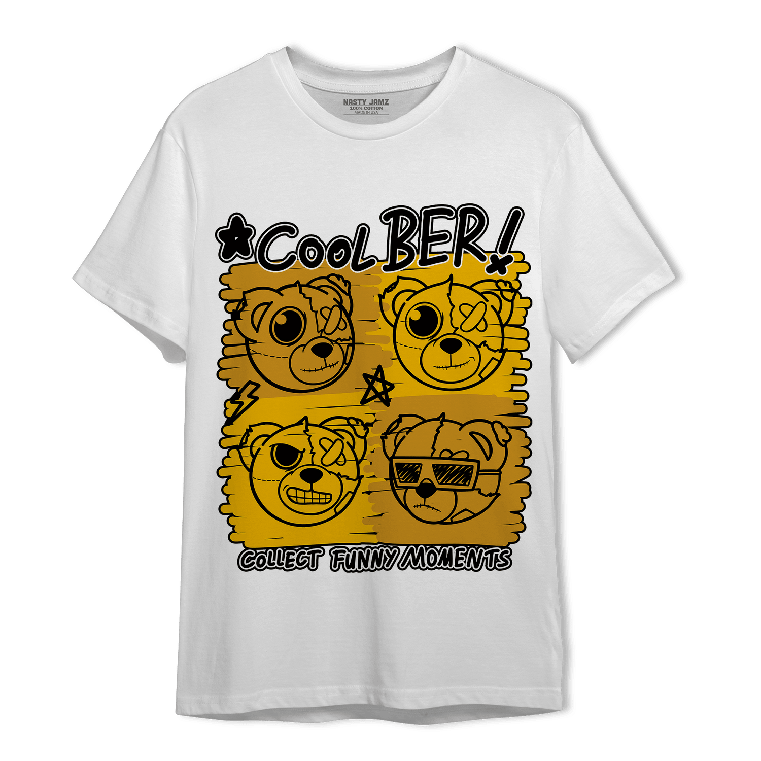 Yellow Ochre 1s T Shirt Match Cool BER - NastyJamz