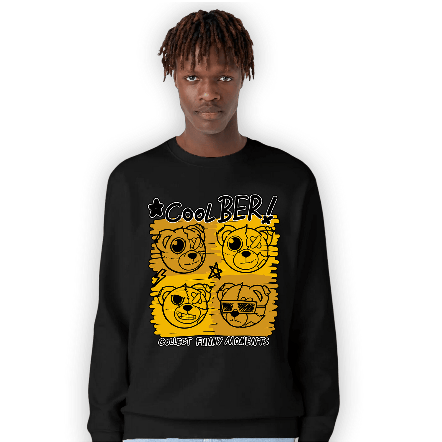 Yellow Ochre 1s Sweatshirt Match Cool BER - NastyJamz