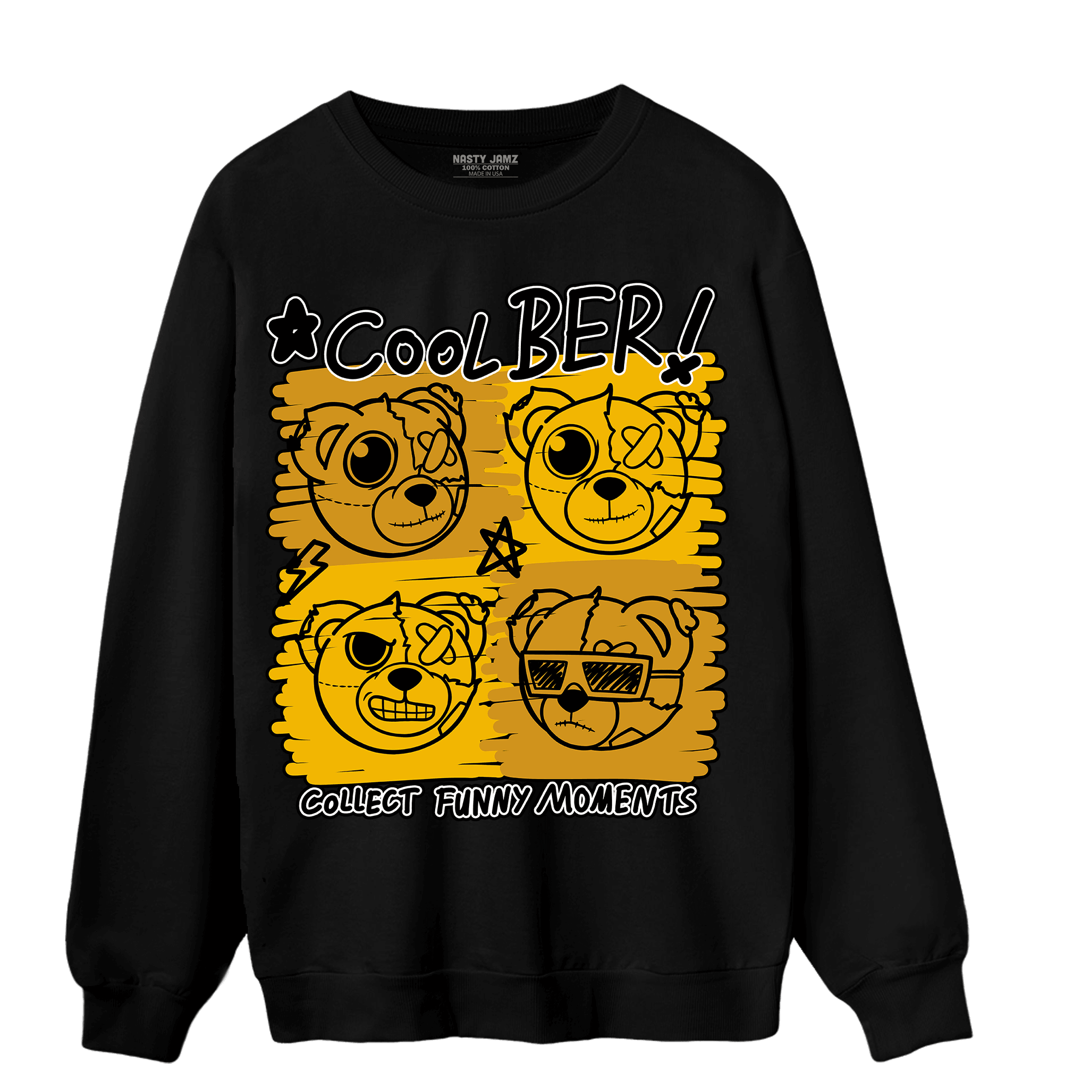 Yellow Ochre 1s Sweatshirt Match Cool BER - NastyJamz