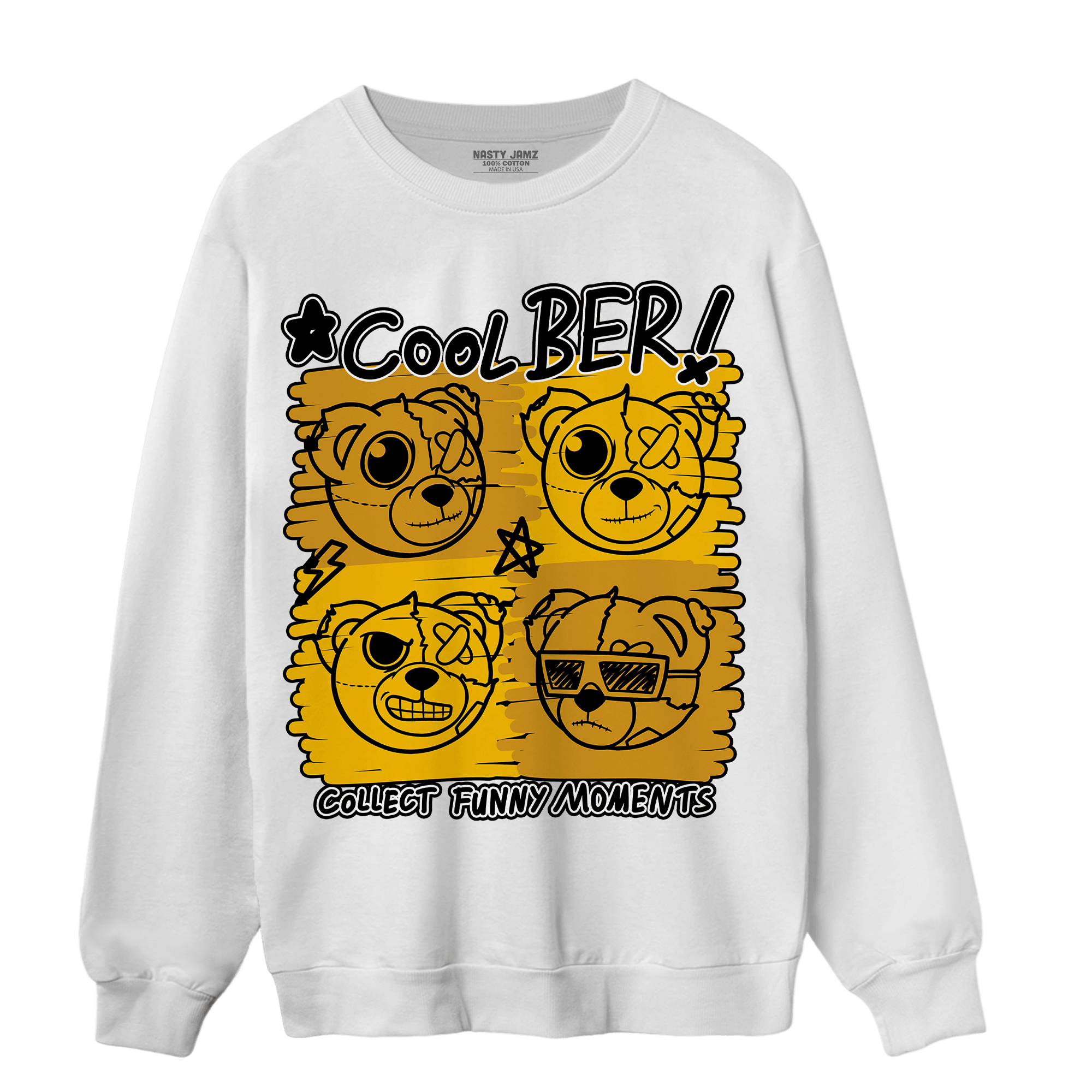 Yellow Ochre 1s Sweatshirt Match Cool BER - NastyJamz