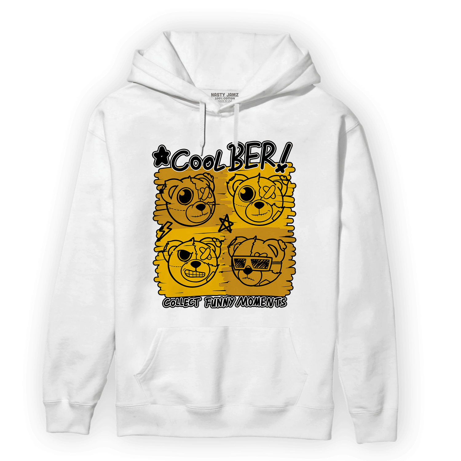 Yellow Ochre 1s Hoodie Match Cool BER - NastyJamz