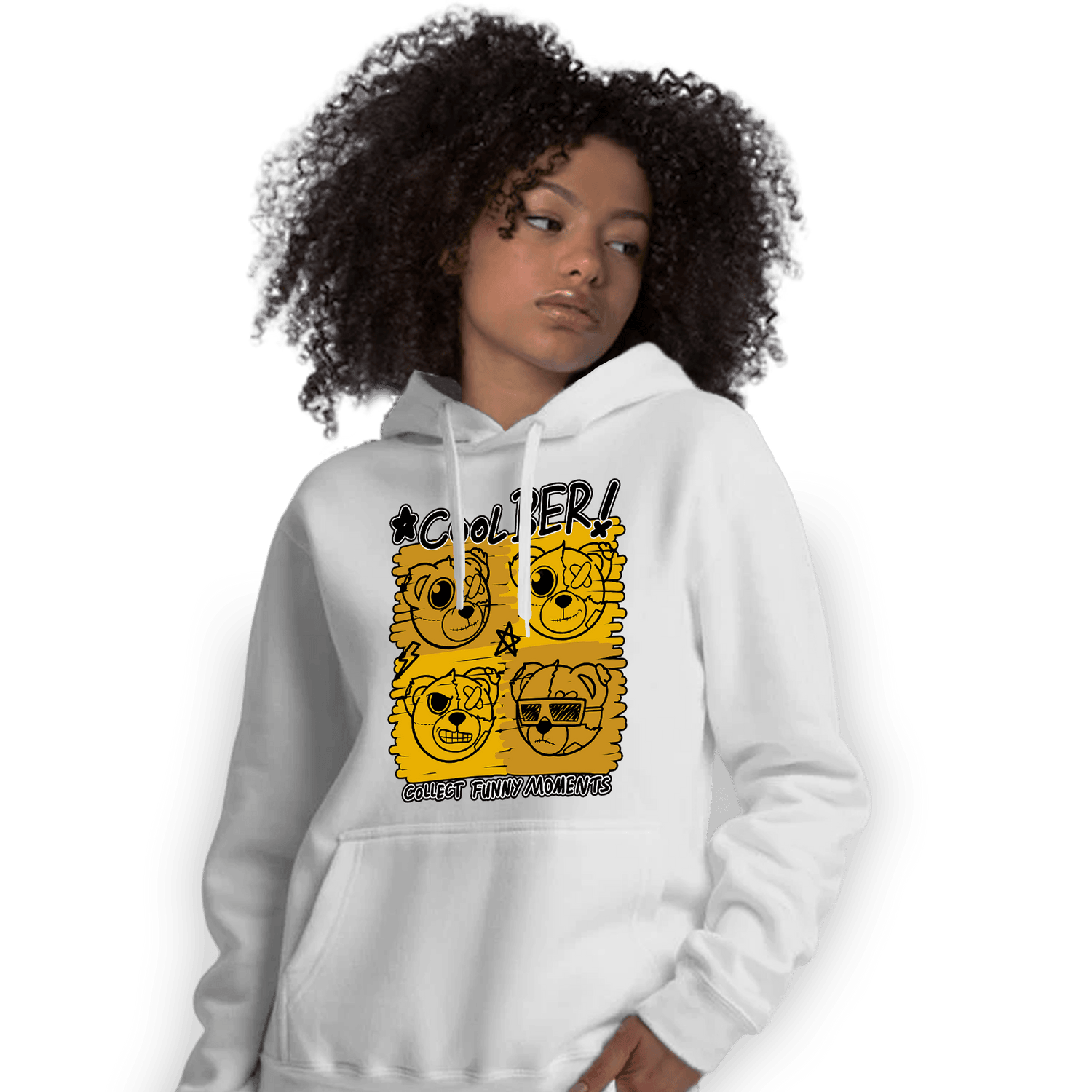 Yellow Ochre 1s Hoodie Match Cool BER - NastyJamz