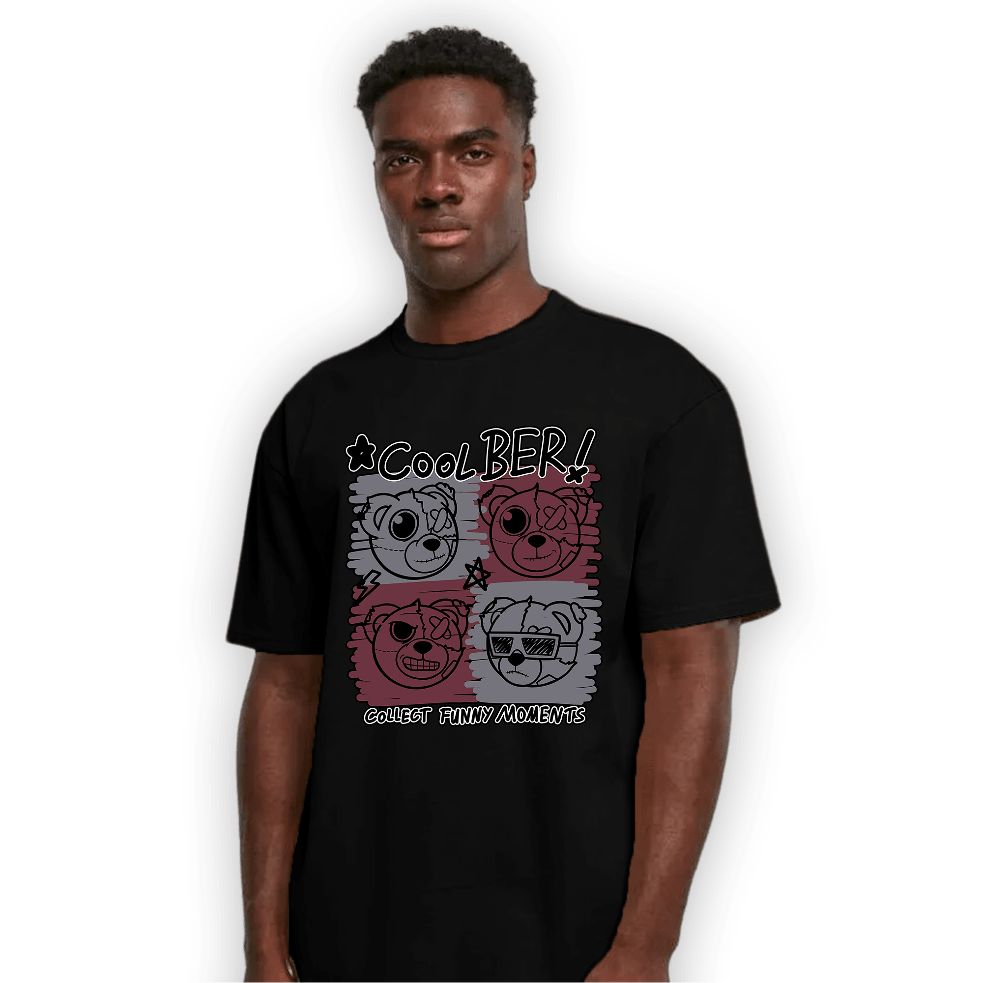 Burgundy 5s T Shirt Match Cool BER - NastyJamz