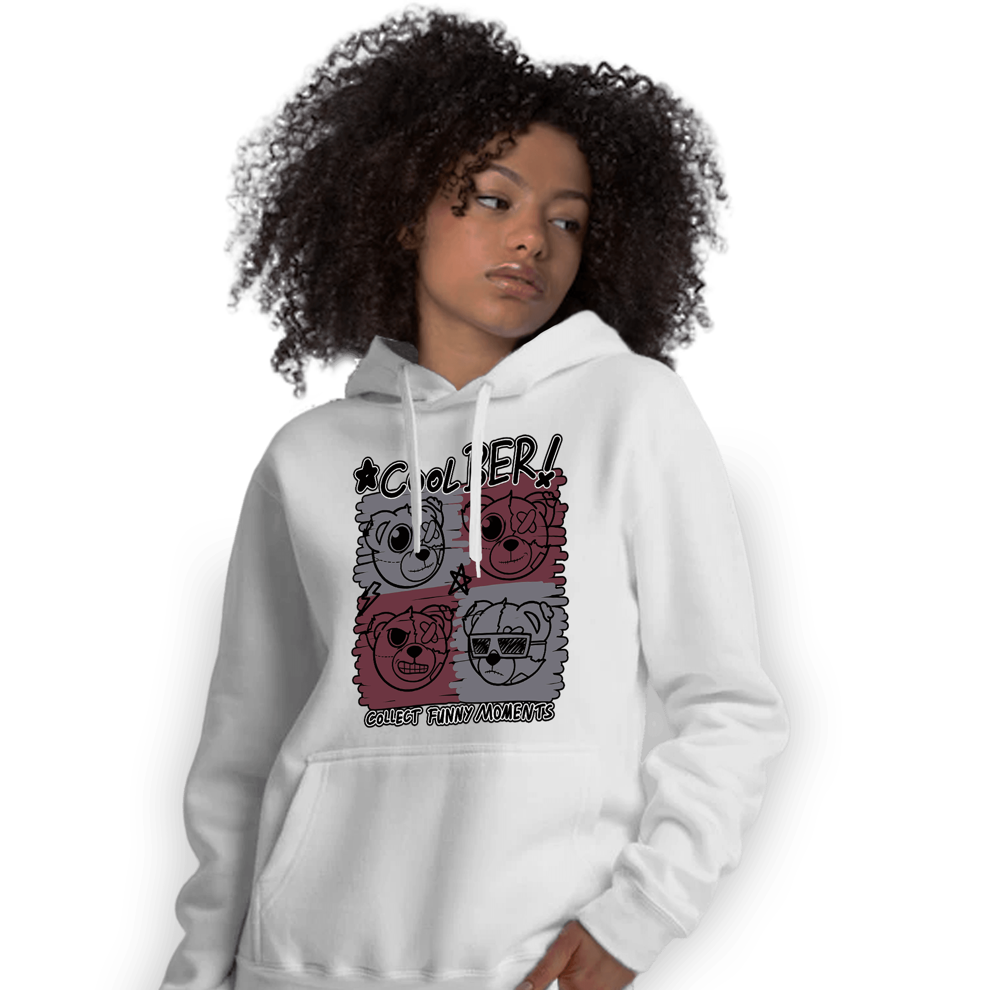 Burgundy 5s Hoodie Match Cool BER - NastyJamz